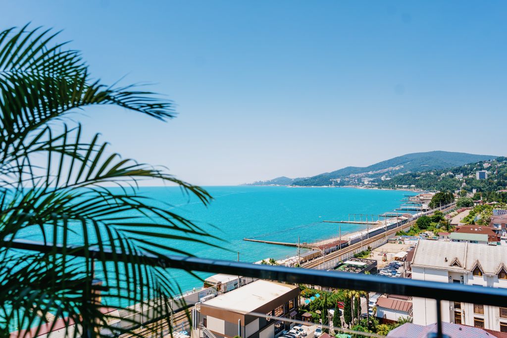 Престиж Апарт-отель и СПА — Апартаменты Премиум Люкс с отдельной спальней с видом на море