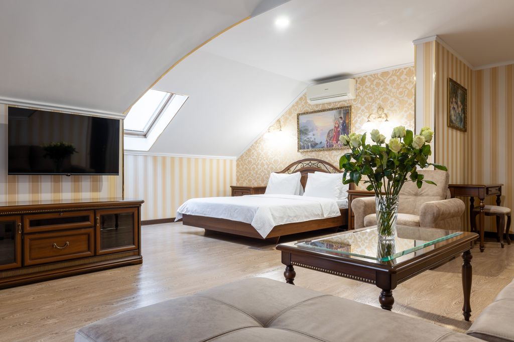 Золотой дом — Двухместный номер с 1 кроватью люкс с видом на море