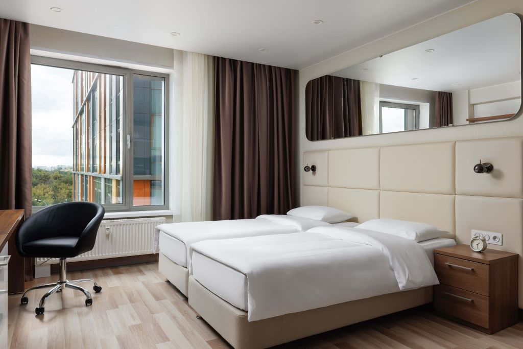 YES Mitino — Апартаменты Стандарт с двумя раздельными кроватями (Первая категория)