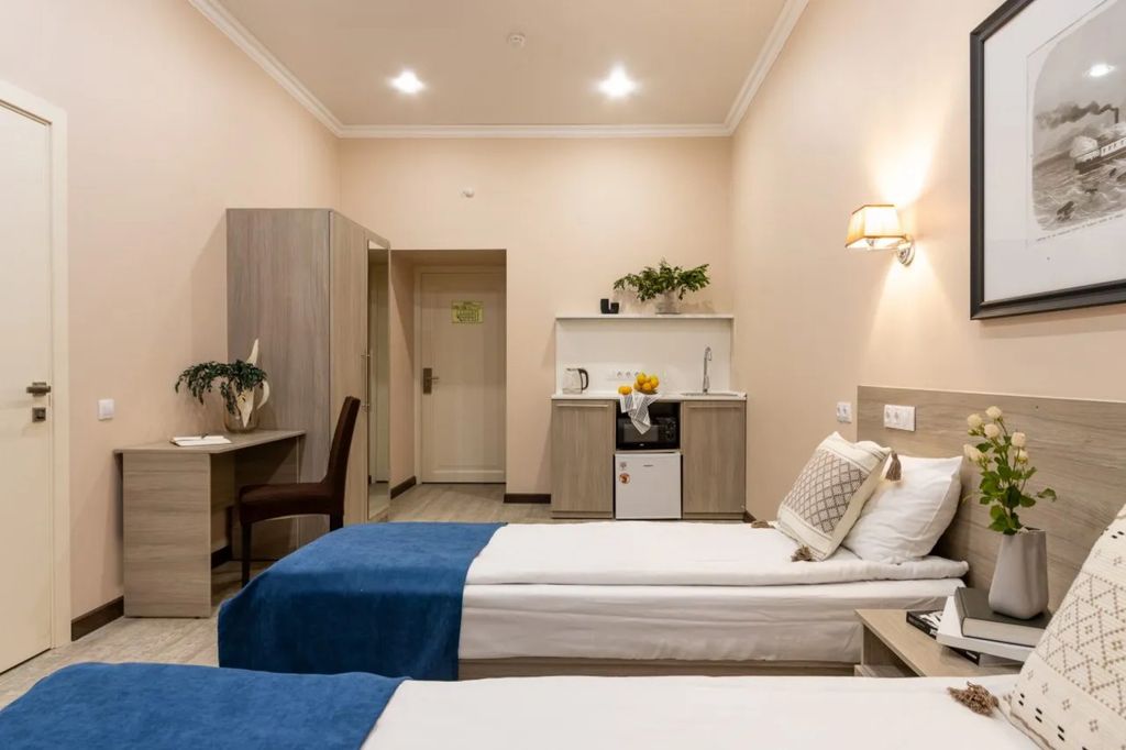 Номера на Пирогова — Двухместный номер с 2 отдельными кроватями Стандартный номер с 1 кроватью или 2 кроватями