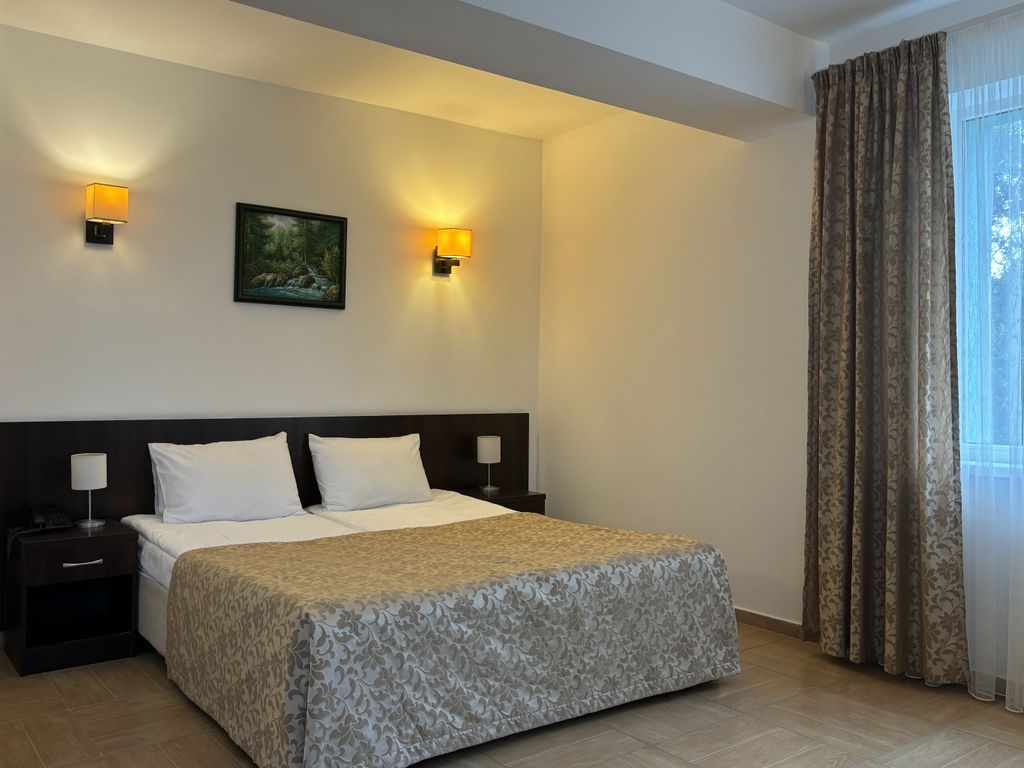 Анапа-Лазурная — Двухместный номер с 1 кроватью Стандарт с французским балконом