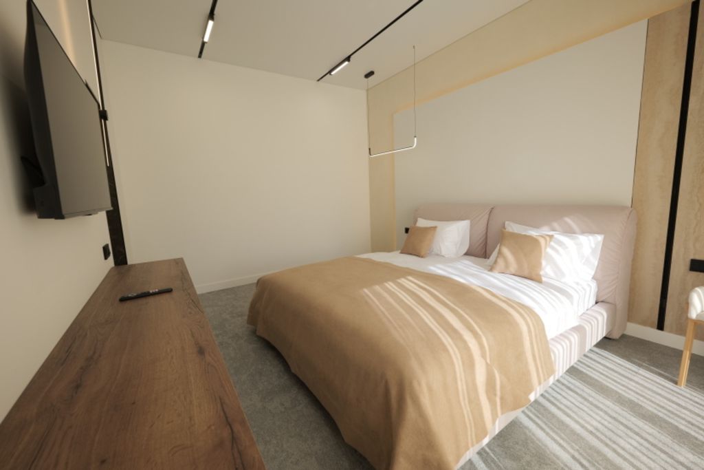 Дзуарикау — Двухместный номер с 1 кроватью Люкс с 2 комнатами с балконом и с красивым видом из окна