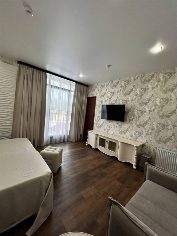 Викинг — Двухместный номер с 1 кроватью Полулюкс с французским балконом, кровати спринг бокс