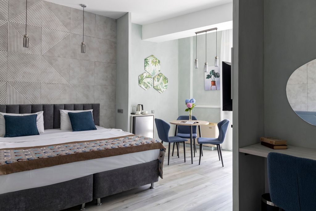 Bergs spa and Conference — Двухместный номер с 1 кроватью делюкс с балконом