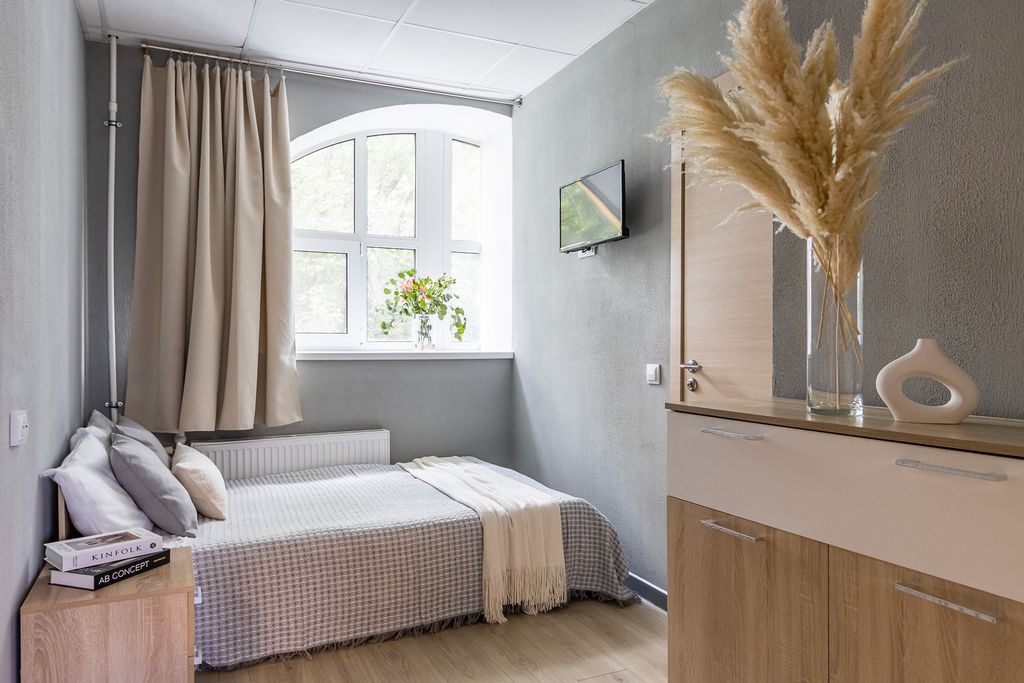 Номера на Балтийской — Двухместный номер с 1 кроватью Стандартный с собственной ванной