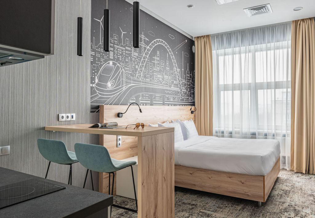 Cosmos Stay Moscow Profsoyuznaya — Двухместный номер с 1 кроватью студия