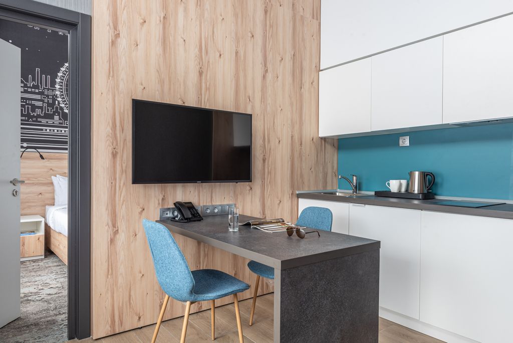 Cosmos Stay Moscow Profsoyuznaya — Двухместный номер с 1 кроватью студия двухкомнатная