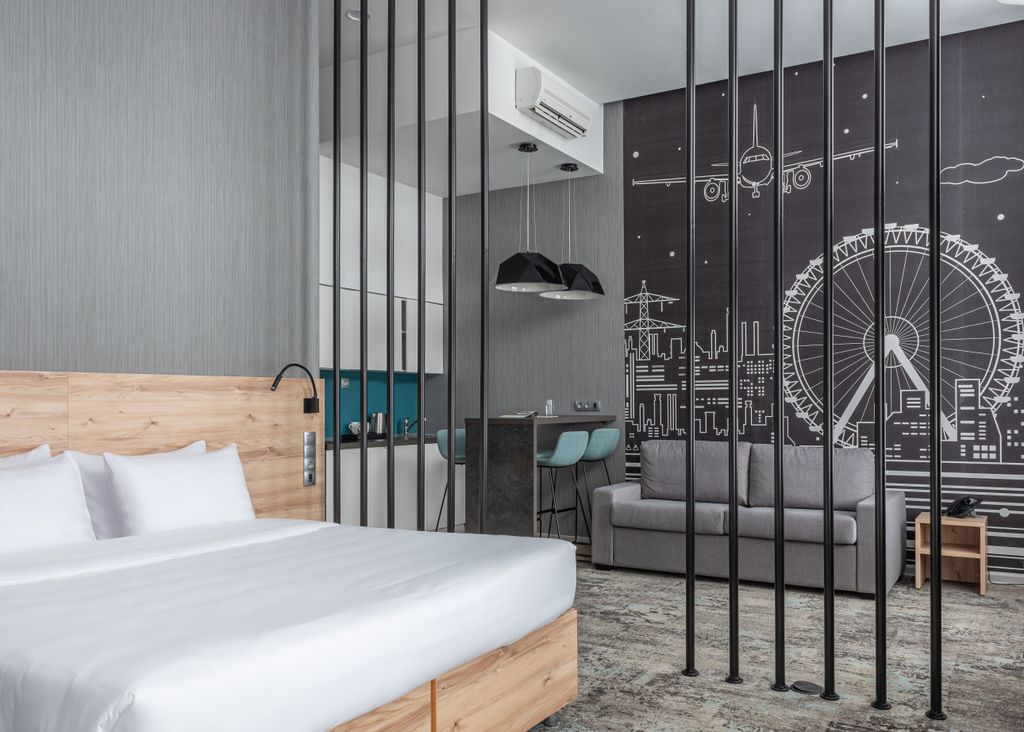 Cosmos Stay Moscow Profsoyuznaya — Двухместный номер с 1 кроватью студия улучшенная