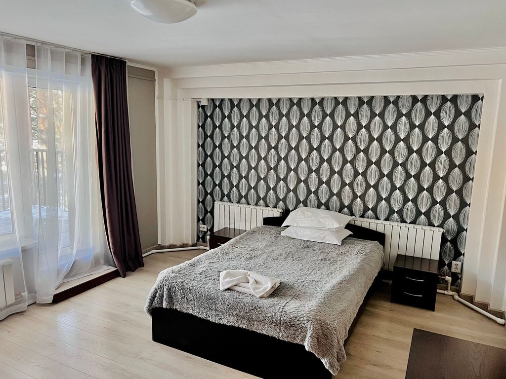 Гранд Алтай — Двухместный номер с 1 кроватью стандарт с террасой (Дом Катунь)