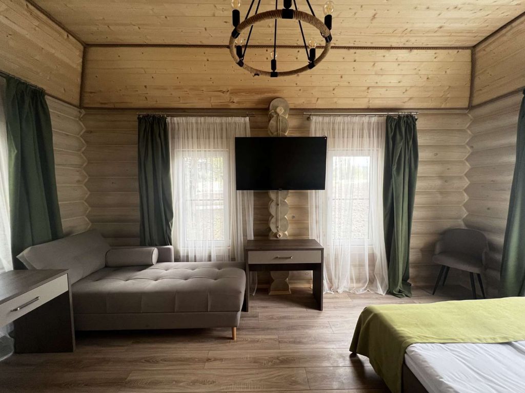 Верхние Голубые озера — Дом полулюкс из соснового сруба