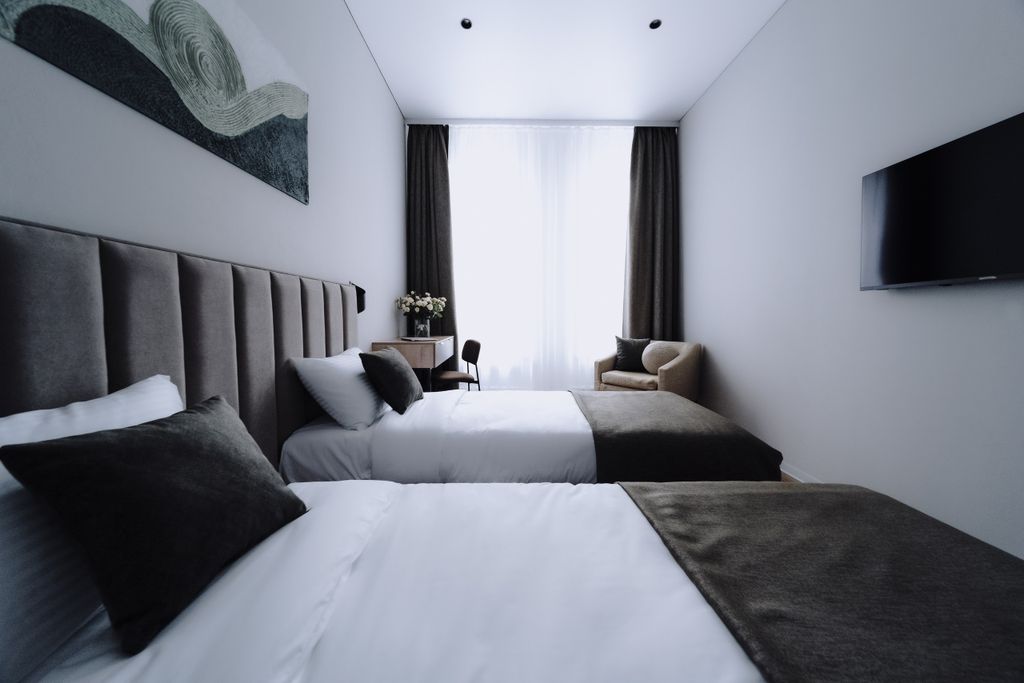 Премьер — Двухместный номер с 2 отдельными кроватями улучшенный