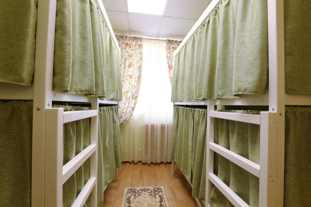 Рус - Парк культуры — Многоместный смешанный номер кровать в четырехместном номере