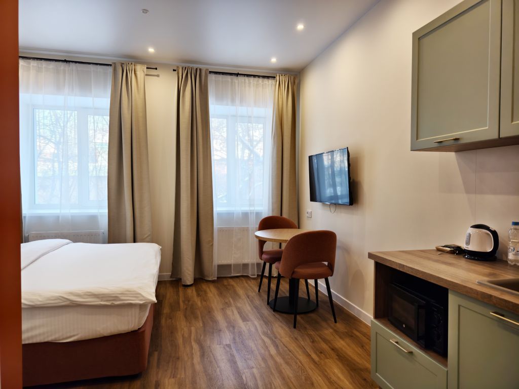 Татарская слобода — Двухместный номер с 1 кроватью Стандарт 1 категории с кухней