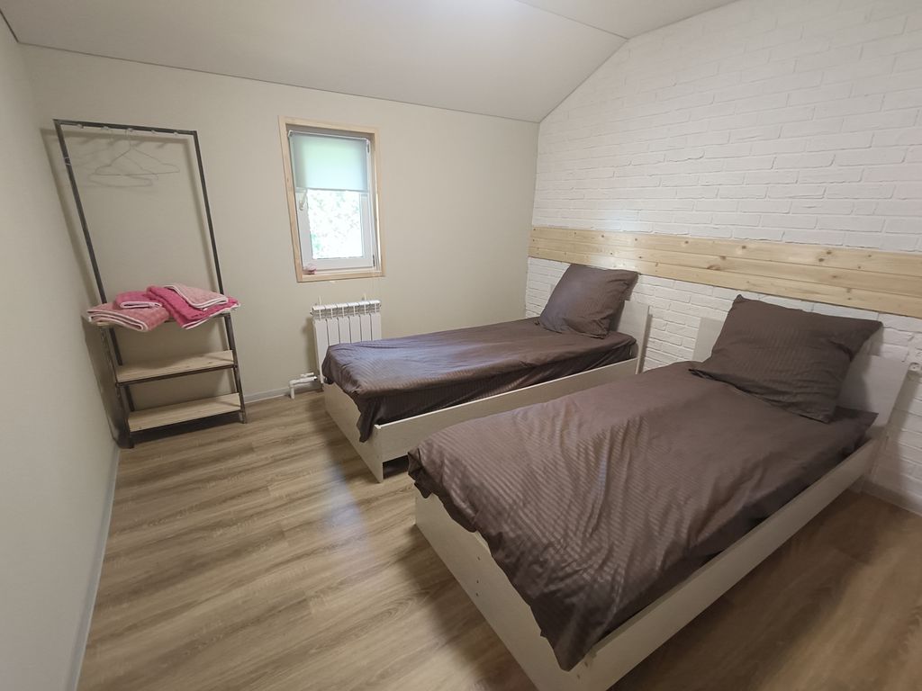 Берлога — Двухместный номер с 2 отдельными кроватями эконом