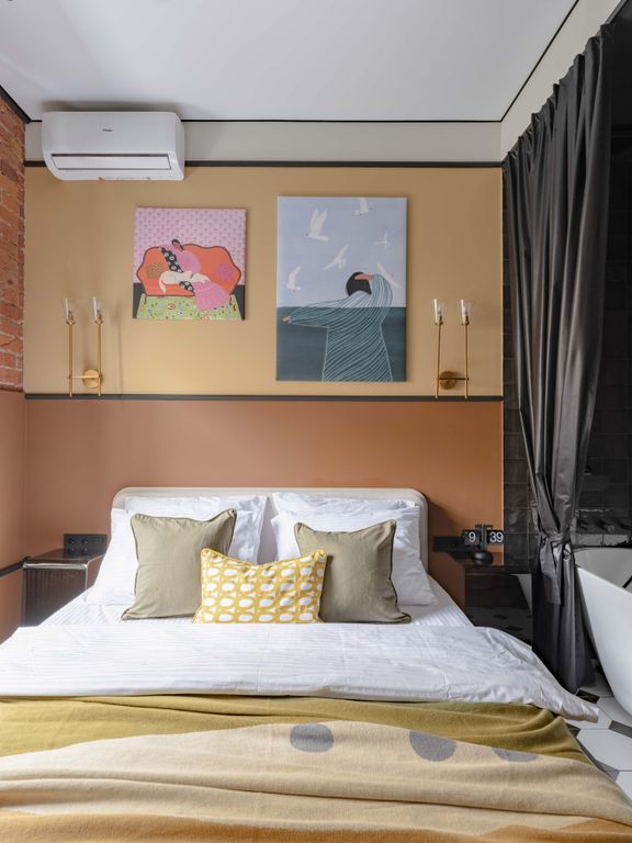 Арбат Прайм — Двухместный номер с 1 кроватью уютный с ванной и технологией умного дома