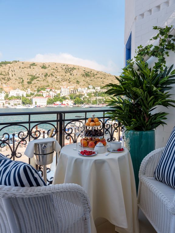 Chalet Марина — Двухместный номер с 1 кроватью люкс с видом на море