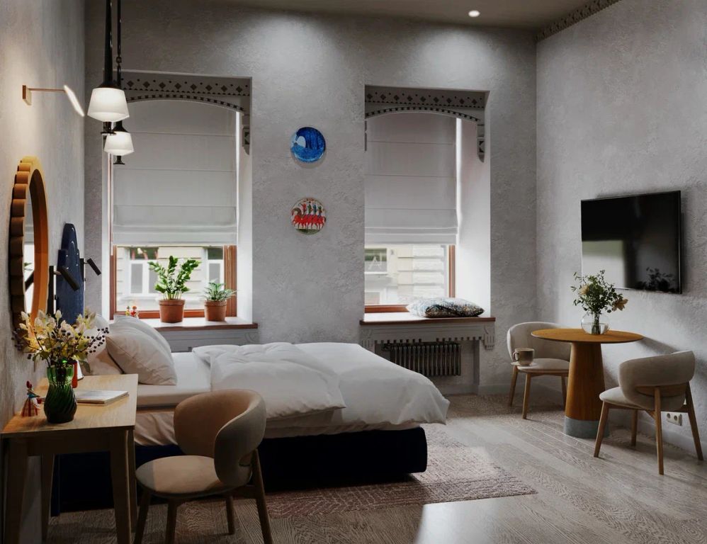 Окно — Апартаменты dymkovo studio