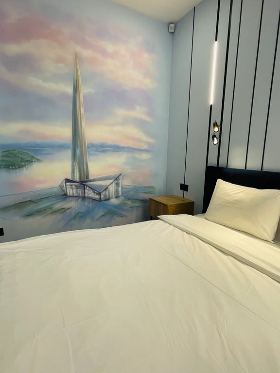 Питер рядом — Двухместный номер с 1 кроватью улучшенный с большой кроватью лахта