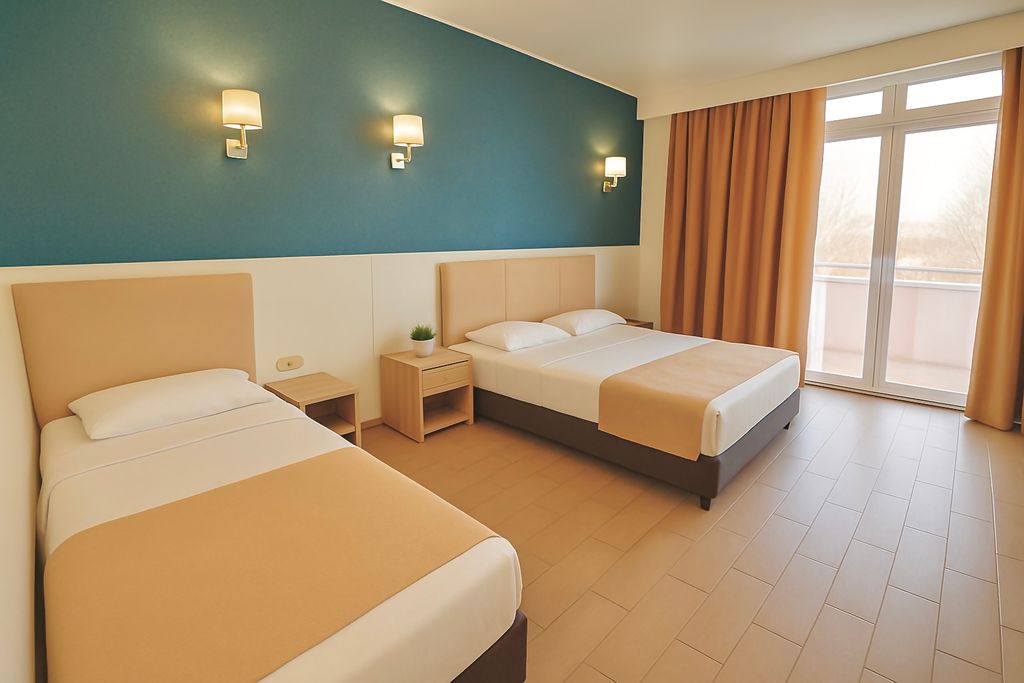 Remvi — Трёхместный номер комфорт с балконом