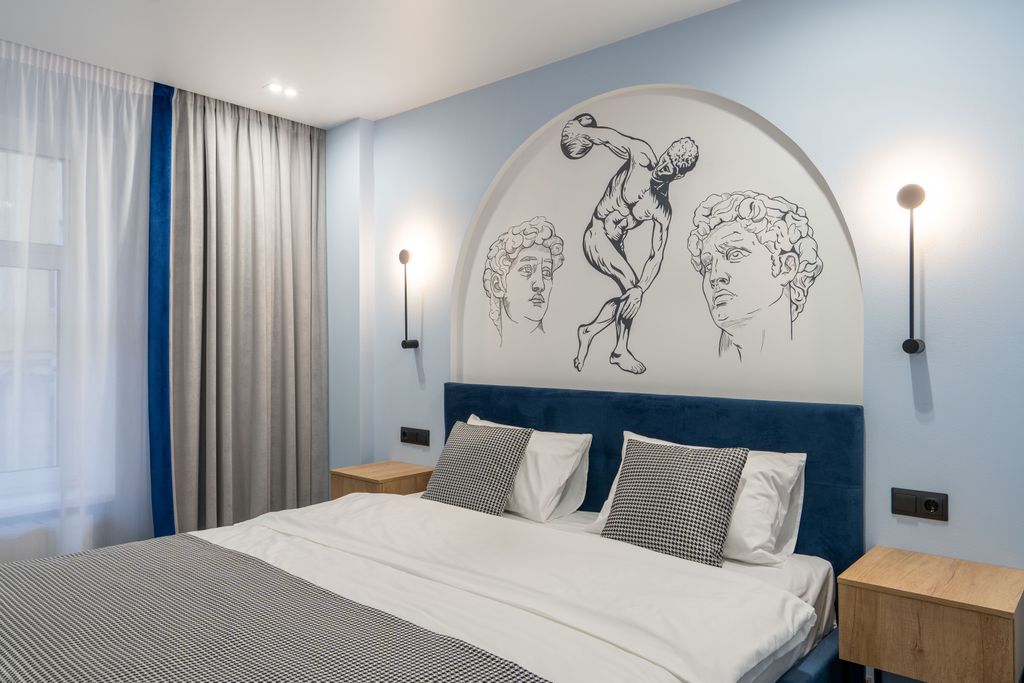 Питер рядом — Двухместный номер с 1 кроватью улучшенный с большой кроватью спортивный