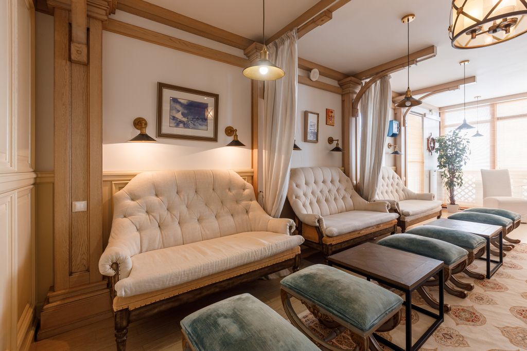 Морская резиденция Санторини — Апартаменты Люкс Апартамент №7 с библиотекой и собственной электрической сауной