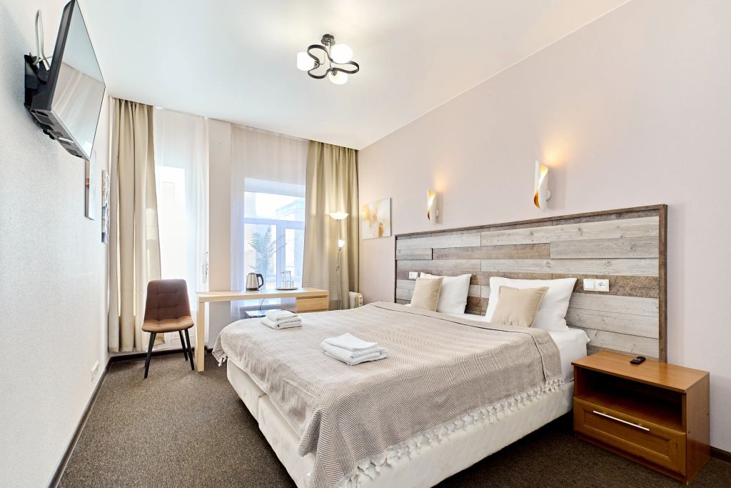 Отельбург на Васильевском — Двухместный номер с 1 кроватью стандартный улучшенный