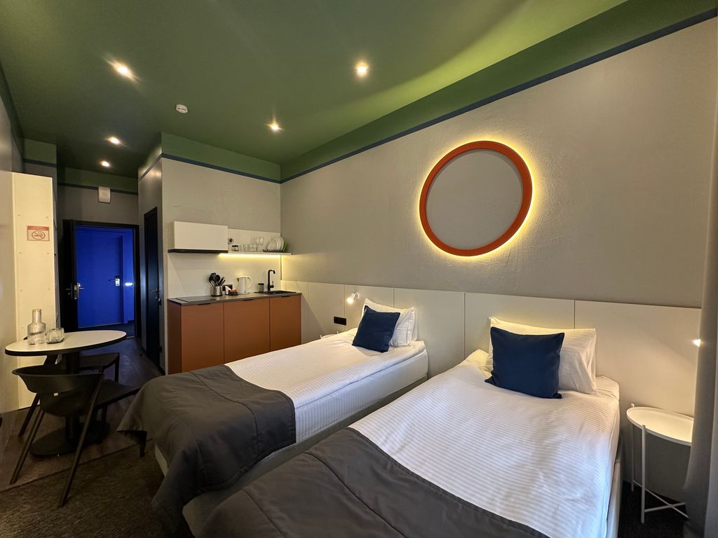 Greenfeel Кострома — Двухместный номер с 2 отдельными кроватями Студия с мини-кухней