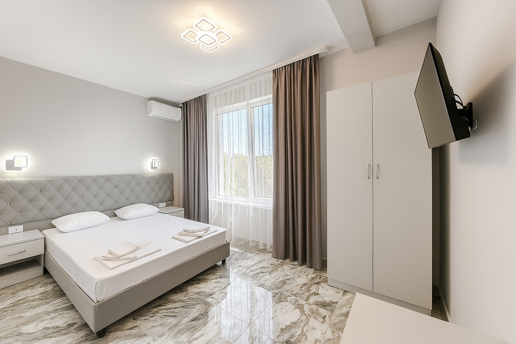 Георгий — Семейный номер стандарт с видом на море