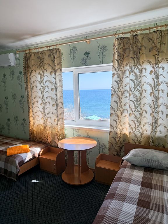 Причал Приморский — Трёхместный номер стандарт + с видом на море