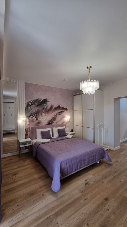 У моря — Двухместный номер с 1 кроватью люкс с видом на горы