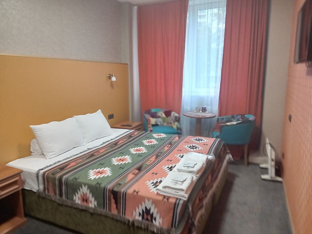 На Южной — Двухместный номер с 2 отдельными кроватями эконом с видом на город