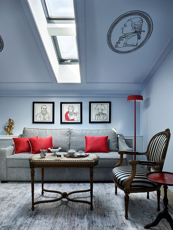 Оболенский — Двухместный номер с 1 кроватью двухкомнатный полулюкс мансарда