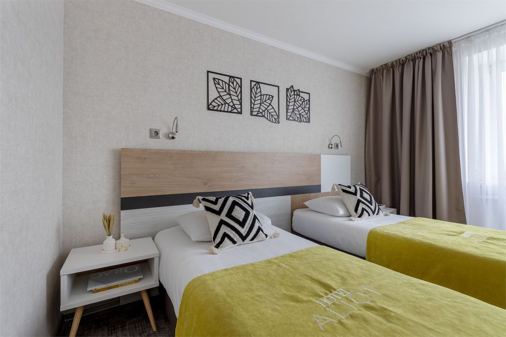 Алиот — Двухместный номер с 2 отдельными кроватями бизнес однокомнатный