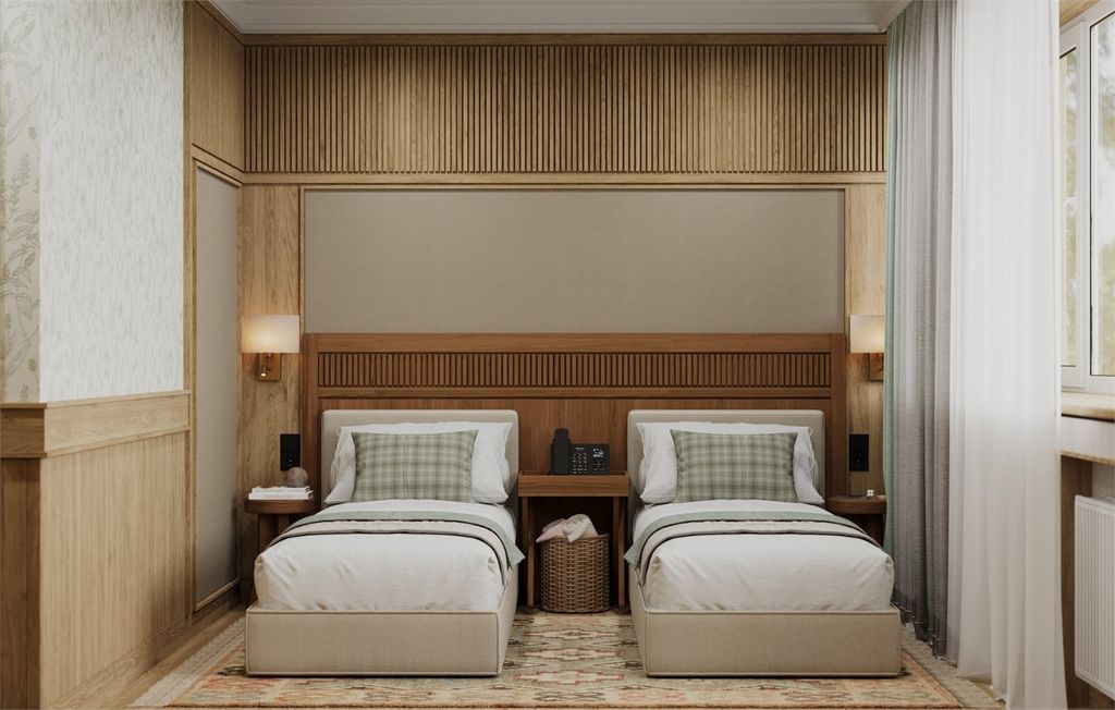 Бридж Кантри — Двухместный номер с 2 отдельными кроватями комфорт