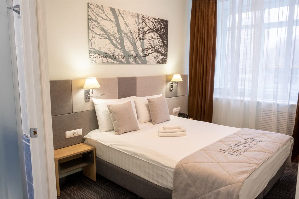 ИжОтель — Двухместный номер с 1 кроватью Полулюкс