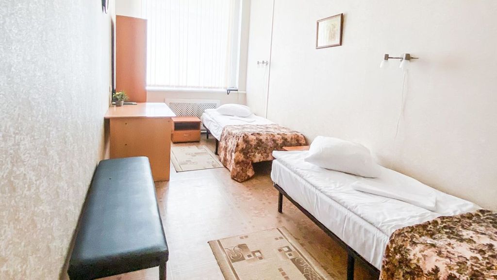 Smart Hotel Самара — Двухместный номер с 2 отдельными кроватями Эконом (без с/у)