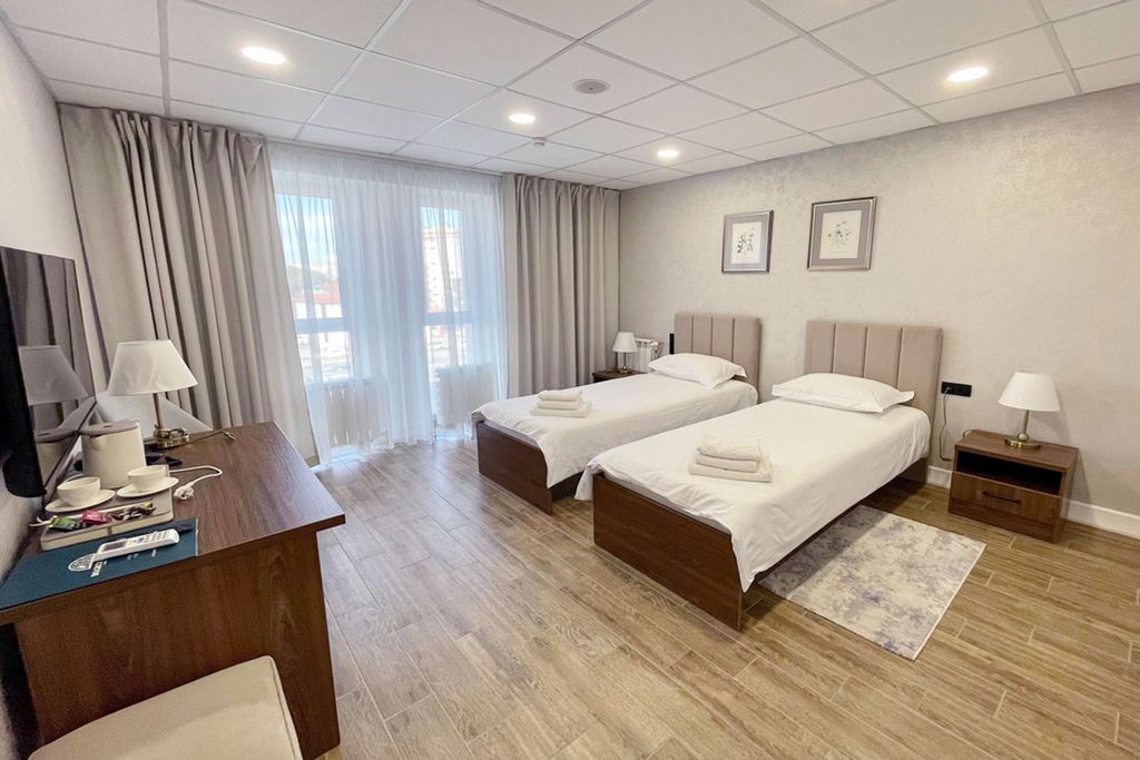 Волжская гавань — Двухместный номер с 2 отдельными кроватями улучшенный