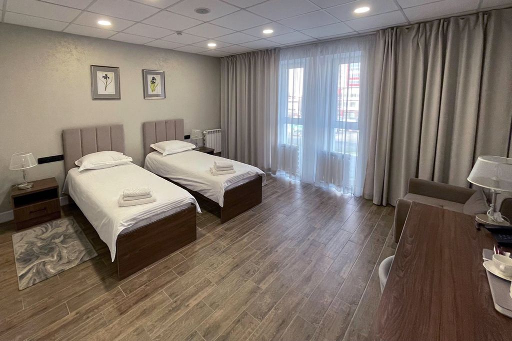 Волжская гавань — Двухместный номер с 2 отдельными кроватями Делюкс