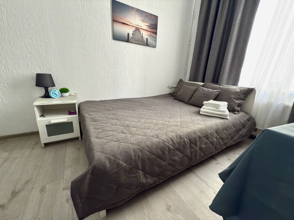 Грин Грэйп Syncotel Home — Апартаменты улучшенная студия с двуспальной кроватью