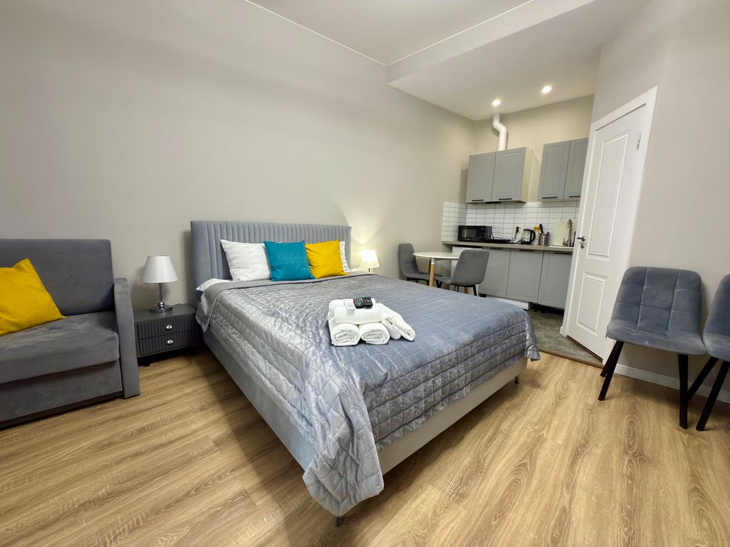 Грин Грэйп Syncotel Home — Апартаменты Улучшенная студия для 3 гостей