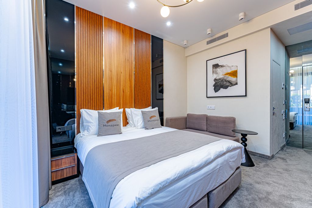 Мондриан — Двухместный номер с 1 кроватью стандарт с террасой, 1 этаж