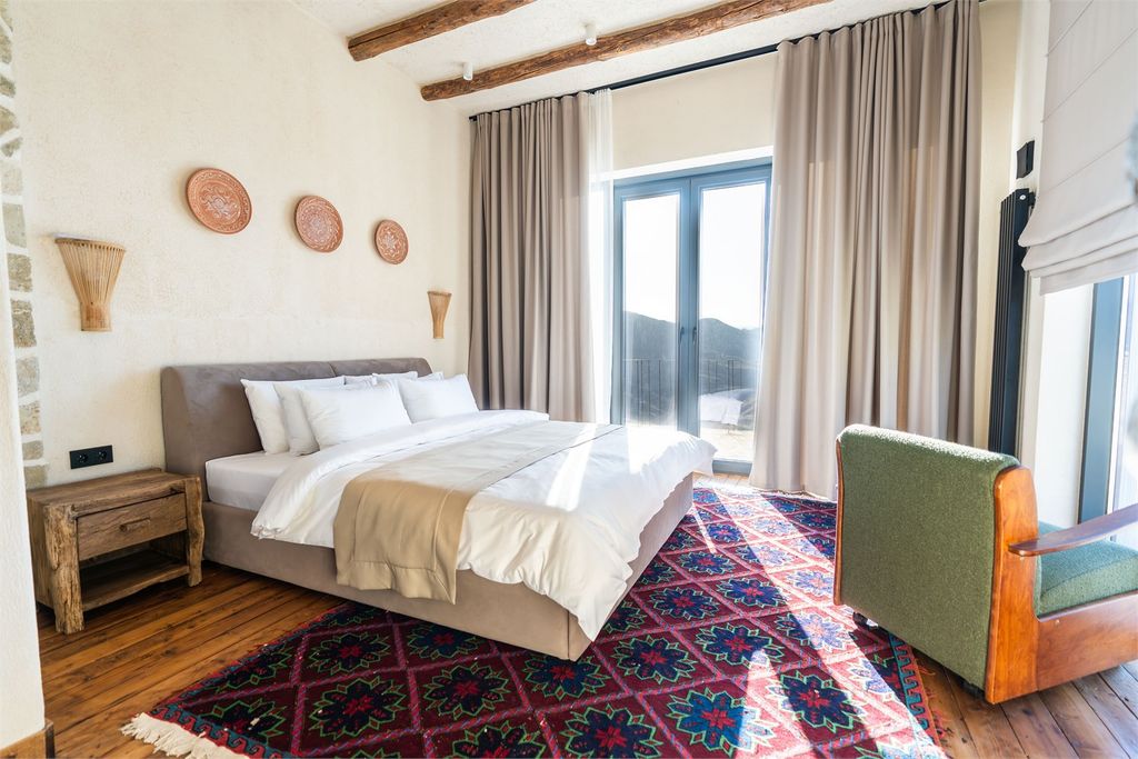 Чох Россо — Двухместный номер с 1 кроватью Люкс с террасой с видом на аул Гамсутль