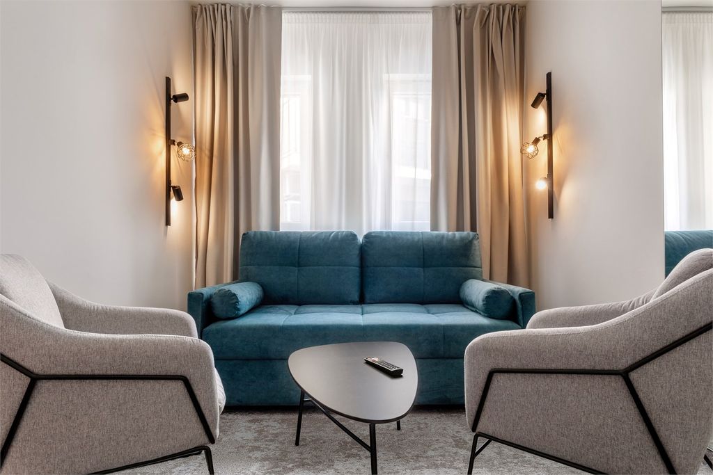 Нега — Семейный номер люкс с 1 кроватью king-size или 2 односпальными кроватями 90х200см