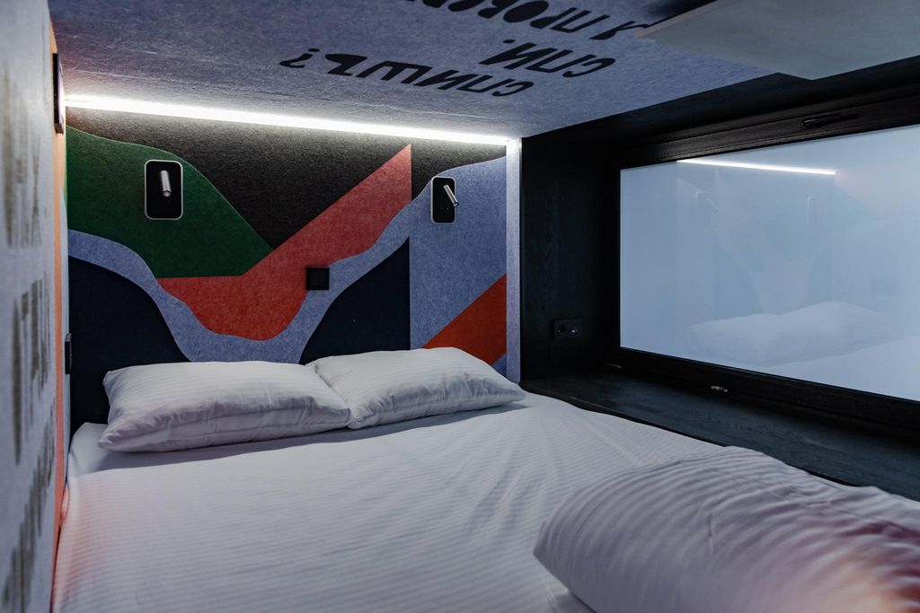 Popov Modul Hotel Vrn — Двухместный номер с 1 кроватью Стандарт (нижний модуль с окном)