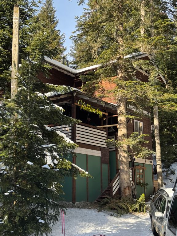 Шале Валландри — Дом большое шале в пихтовом лесу