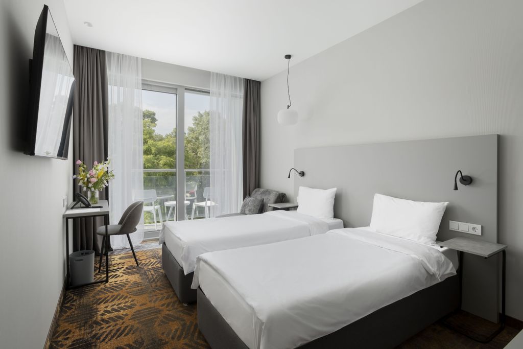 Дивотель — Двухместный номер с 1 кроватью или двумя раздельными и видом на реку