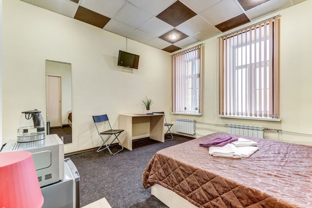 Суперхостел на Литейном — Двухместный номер с 1 кроватью Комфорт