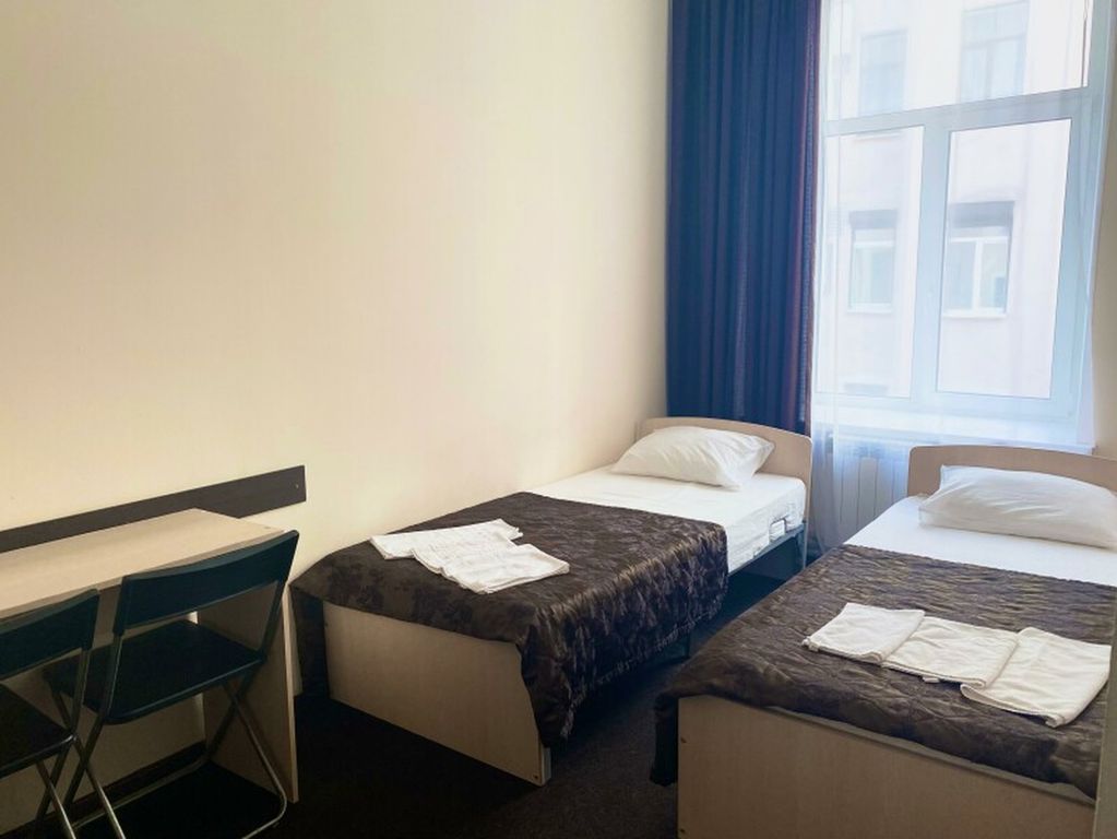 СуперХостел на Невском 95 — Двухместный номер с 2 отдельными кроватями Эконом
