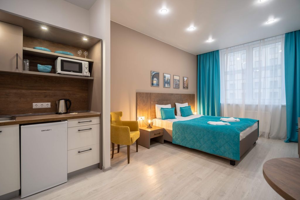 Явпитере — Двухместный номер с 2 отдельными кроватями улучшенный с кухней