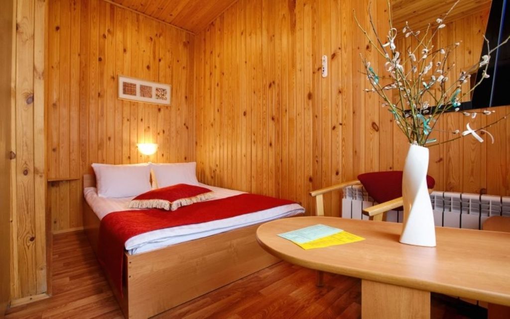 Лукоморье — Двухместный номер с 1 кроватью Однокомнатный Эконом с сауной